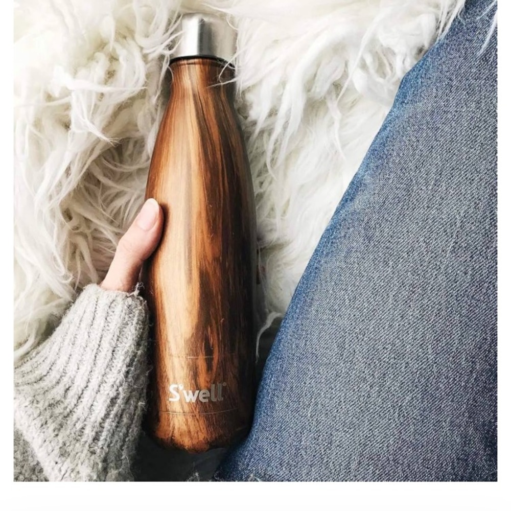 Near new S'well Wood Grain Insulated Bottle